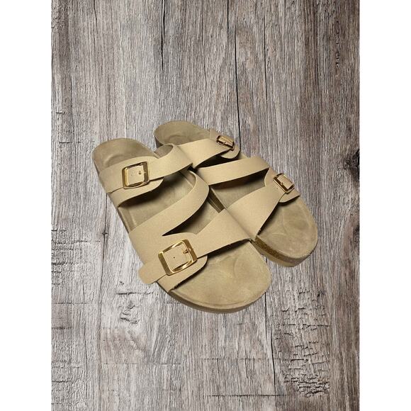 Bjorndal beige suede slides. Size‎ 10 - Picture 1 of 5